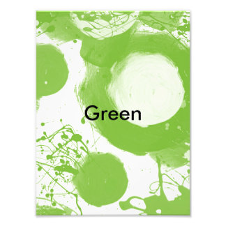 Impression Photo Abstrait vert
