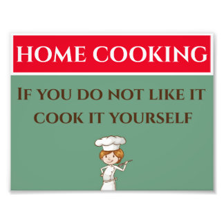 Impression Photo Accueil Cuisine, signer, ajouter ou modifier du te