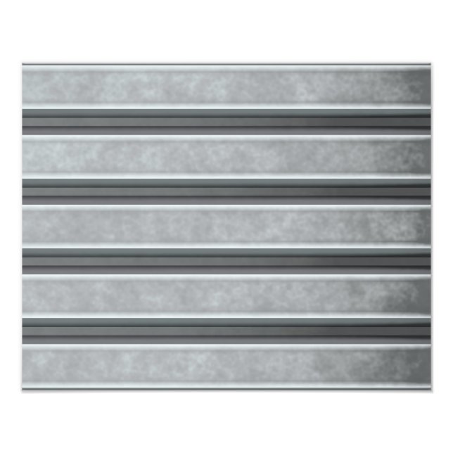 Impression Photo Acier ondulé texturé (Devant)