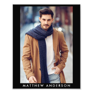 Impression Photo Acteur modèle copie B de dossier de 8 x 10 photos