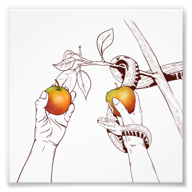 Impression Photo Adam et Eve (Devant)