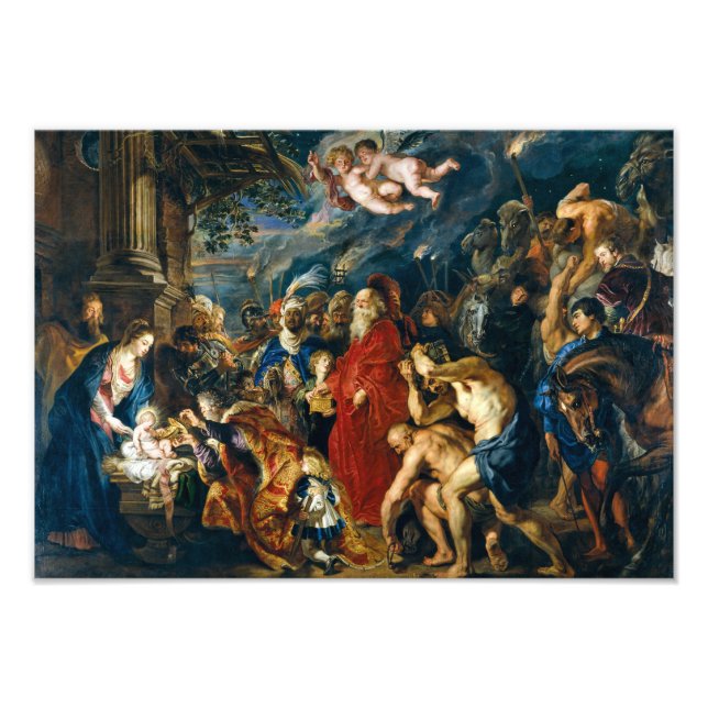 Impression Photo Adoration des Mages | Peter Paul Rubens | (Devant)
