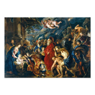 Impression Photo Adoration des Mages Pierre Paul Rubens
