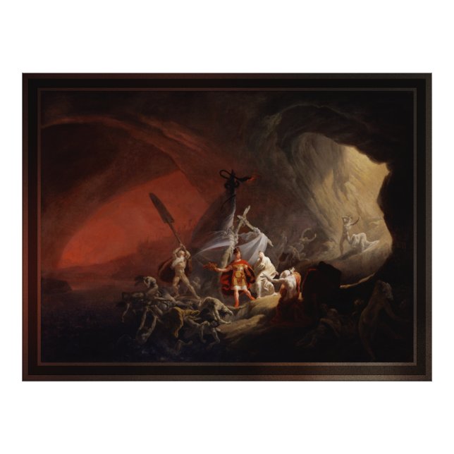 Impression Photo Aeneas et Sibyl Old Masters Reproduction (Devant)