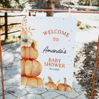 Affiche de bienvenue de Baby shower de petit Citro