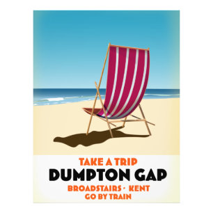 Impression Photo Affiche de Dumpton Gap Broadstairs Kent bord de me
