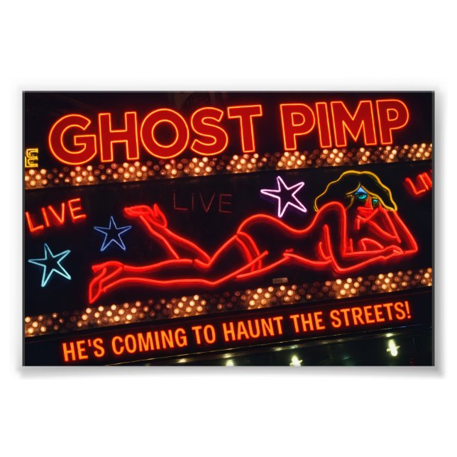 Impression Photo Affiche de film Ghost Pimp (Devant)