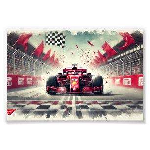 Impression Photo affiche de la formule 1