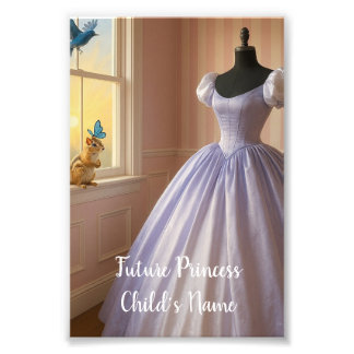 Impression Photo Affiche de la future princesse