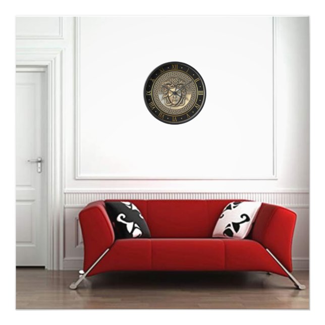 Impression Photo affiche de l'horloge méduse (Devant)