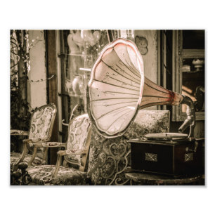 Impression Photo affiche de magasin antique