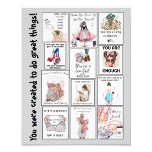 Impression Photo affiche de motivation