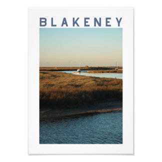 Impression Photo Affiche de paysage côtier de Blakeney Norfolk