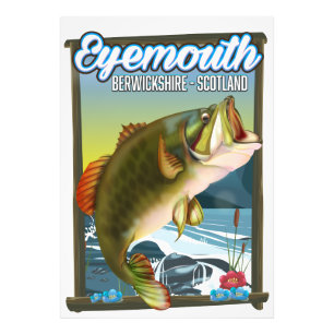 Impression Photo Affiche de pêche à Eyemouth Berwickshire Écosse.