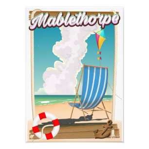 Impression Photo Affiche de vacances à Mablethorpe