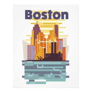 Impression Photo Affiche de voyage à Boston