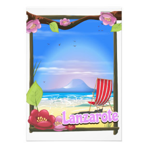 Impression Photo Affiche de voyage à Lanzarote