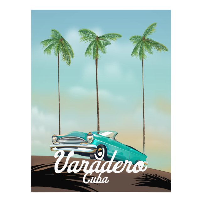 Impression Photo Affiche de voyage à Varadero Cuba (Devant)