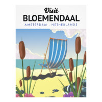 Affiche de voyage Bloemendaal Amsterdam