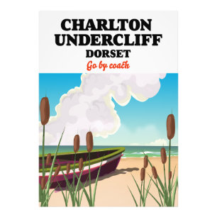 Impression Photo Affiche de voyage de Charlton Undercliff Beach, Do
