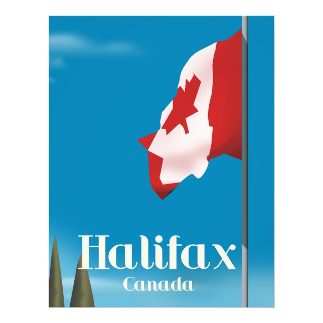 Impression Photo Affiche de voyage de Halifax Canada (Devant)