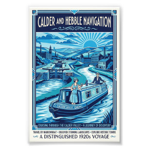 Impression Photo Affiche de voyage de la navigation de Calder et He
