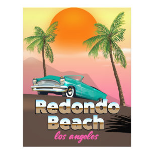 Impression Photo Affiche de voyage de Redondo Beach LA
