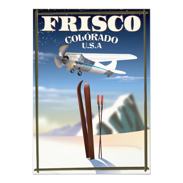 Impression Photo Affiche de voyage Frisco Colorado États-Unis (Devant)