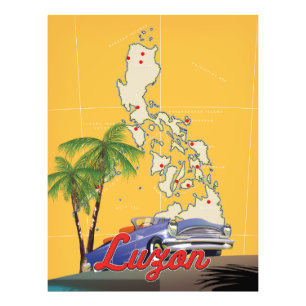 Impression Photo Affiche de voyage Luzon Philippines (test)