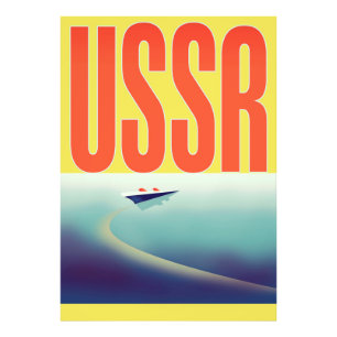 Impression Photo Affiche de voyage soviétique URSS