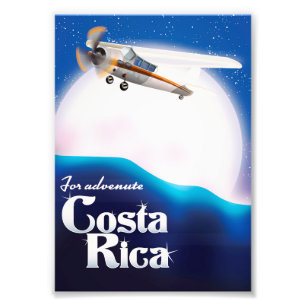 Impression Photo Affiche de voyage sur la lune d'aventure Costa Ric