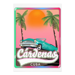 Impression Photo Affiche de voyage vintage Cárdenas Cuba