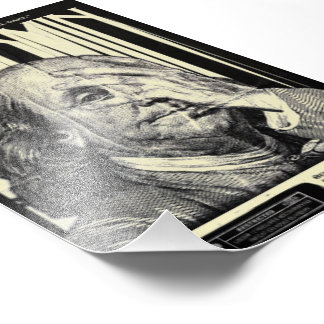 Impression Photo Affiche Motivante de Benjamin Franklin