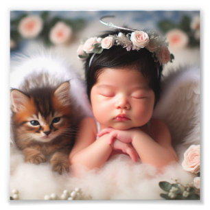 Impression Photo affiche nouveau bébé