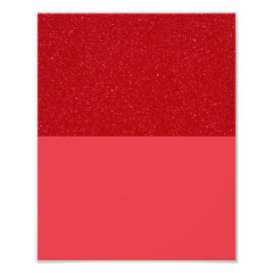 Impression Photo Affiche personnalisée : Blocs rouges tomate mat et