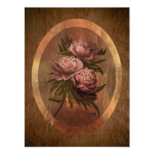 Impression Photo Affiche Pivoines 30x40cm