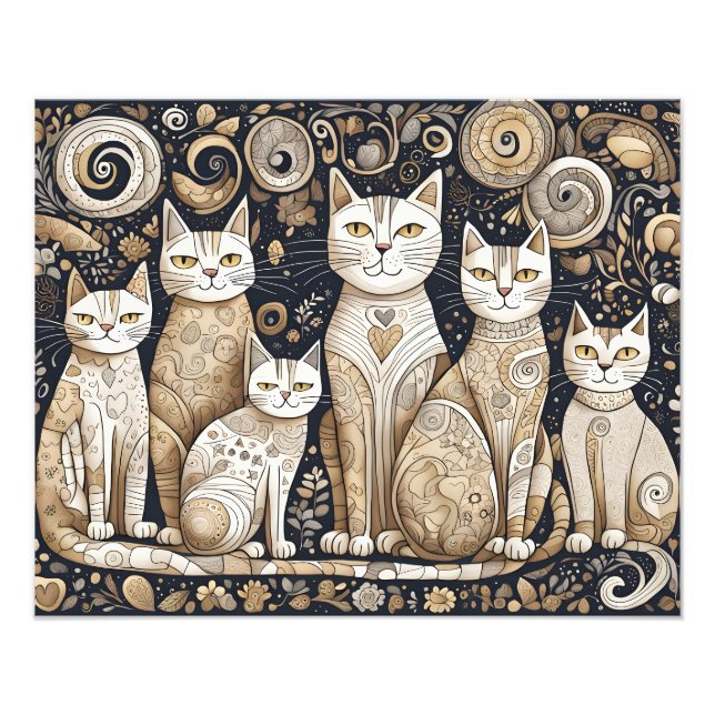 Impression Photo affiche pour calmer les chats (Devant)