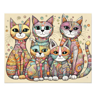Impression Photo affiche pour calmer les chats