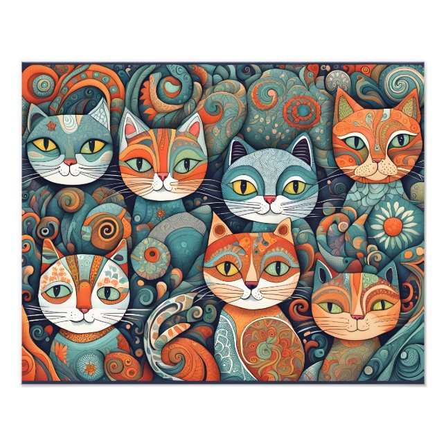 Impression Photo affiche pour calmer les chats (Devant)