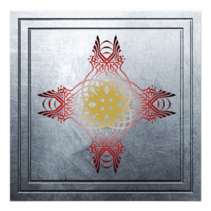 Impression Photo affiches islamiques avec mot mosaïque bismillah