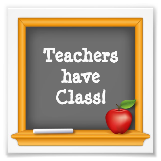 Impression Photo Affichez-le : les enseignants ont un cours (Devant)