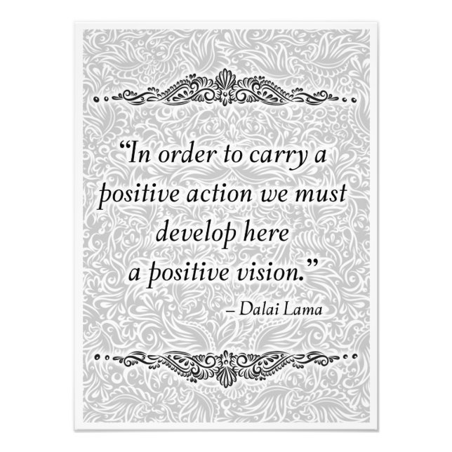 Impression Photo Afin de porter un positif - Citation positive (Devant)
