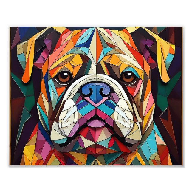 Impression Photo AI Cubism Chien (Devant)