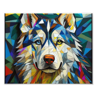 Impression Photo AI Cubism Chien