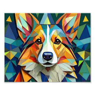 Impression Photo AI Cubism Chien