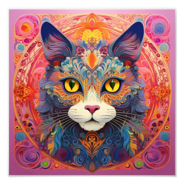 Impression Photo AI Flower Cat (Devant)