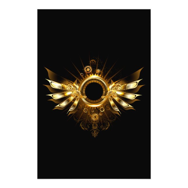 Impression Photo Ailes de Steampunk (Devant)