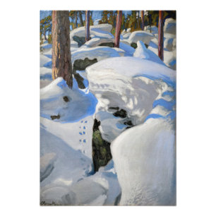 Impression Photo Akseli Gallen-Kallela - Le repaire du Lynx