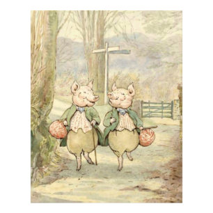 Impression Photo Alexander et Pigling Bland par Beatrix Potter