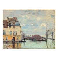 Alfred Sisley - Inondation à Port-Marly 1872